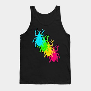 Weevil beetle (Curculionoidea) rainbow Tank Top